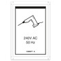 Genie Lift Part # 1258677GT - DECAL, POWER TO PLATFORM, 240V 50HZ, EA