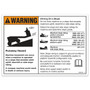 Genie Lift Part # 1262342GT - DECAL,WORD,SLOPE RATING,S60, EA