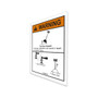Genie Lift Part # 1266648GT - DECAL,WARNING TIP-OVER HAZ, EA