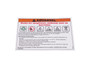 JLG Part # 07189100 | STICKER LITHIUM, EA