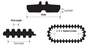JLG Part # 70011434 Rubber Track