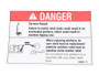 JLG Part # GN1000262 | GN-DECAL,DANGER,TIP-OVER,PLAT, EA