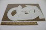 Genie Lift Part # 1258174GT - DECAL,COSMETIC,10" GENIE WHITE, EA