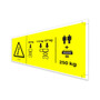Genie Lift Part # 1261983GT - DECAL,SYM, MAX CAP, 4047, ANSI, EA