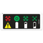 Genie Lift Part # 1265361GT - DECAL, BATTERY CHARGER INDICATOR, 3COLOR, EA