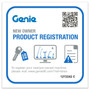 Genie Lift Part # 1272242GT - DECAL,MACHINE REGISTRATION/OWNER TRANSFER, EA