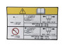 JLG Part # 1001209916 | DECAL,CAPACITY (507LBS/230KG), EA