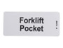 JLG Part # GN28373GT | GN-DECAL,FORK LIFT POCKET, EA