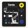 Genie Lift Part # 1257156GT - DECAL, GROUND CONTROL PANEL, EA