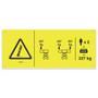 Genie Lift Part # 1278048GT - DECAL,DANGER,EXT DECK,GS84/90, EA