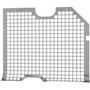 Genie Lift Part # 1279243GT - MESH, 8' FULL,BACK RIGHT, EA