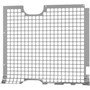 Genie Lift Part # 1279244GT - MESH, 8' FULL,FRONT LEFT, EA