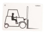 JLG Part # 102896SJ | SJ-DECAL, FORK LIFT BOOT, EA
