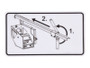 JLG Part # 1001227134 | DECAL,EXTENSION HANDLE, EA