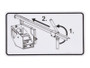 JLG Part # 1001227134 | DECAL,EXTENSION HANDLE, EA