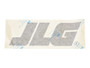 JLG Part # 1001159323 | DECAL,JLG - 8" BLACK, EA