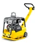Wacker Neuson BPU3050A reversible vibratory plate with gasoline engine shown from the front.