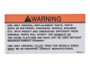 JLG Part # 108666 | SJ-DECAL, CAUTION REPLACEMENT, EA