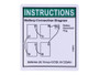 JLG Part # 114325GTGN | GN-DECAL,BATTERY CONN DIAG, EA