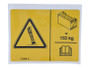 JLG Part # 114370GN | GN-DECAL, SYM, TIPOVER, BATT, EA