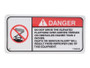 JLG Part # 115982 | SJ-DECAL, DANGER DRIVE ELEV, EA