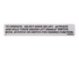 JLG Part # 123488SJ | SJ-OPERATING INSTR LABEL, EA