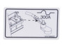 JLG Part # 137278SJ | SJ-DECAL, 300A FUSE LOCATION, EA