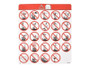 JLG Part # 158913 | SJ-LABEL VL WARNING HAZARDS, EA