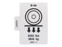 JLG Part # 226501GN | GN-DECAL,WHEEL LOAD S-45, EA