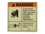 JLG Part # 28177 | GN-WARN CRUSH HAZARD, EA