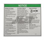 JLG Part # 43647GTGN | GN-DECAL NOTICE OPER INST, EA