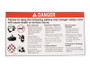 JLG Part # 46262GTGN | GN-DANGER BATTERY SAFETY, EA