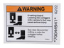 JLG Part # 70044941 | DECAL,WARNING,CRUSHING HAZARD, EA