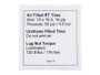 JLG Part # 82316GN | GN-DECAL, NOTICE TIRE PRESSURE, EA