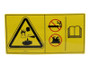 JLG Part # 82481GTGN | GN-DECAL,SYM-BATTERY SAFETY, EA
