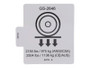 JLG Part # 82704GT | GN-DECAL,WHEEL LOAD 2646, EA
