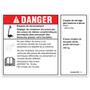 Genie Lift Part # 1254849FRGT - DECAL,DANGER/NOTICE,TIRE SPECS, EA