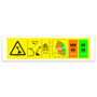 Genie Lift Part # 1261414GT - DECAL,INST PLAT CAP 60X,SYM, EA