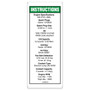 Genie Lift Part # 1272843GT - DECAL,NOTICE,GM .998L SPEC, EA