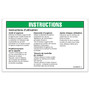 Genie Lift Part # 1275449FRGT - DECAL, OPERATOR INSTRUCTION, GROUND CONTROL, SX-135XC,FR, EA