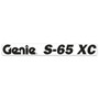 Genie Lift Part # 1287593GT - DECAL, BOOM, GENIE S-65 XC, BLUE, EA