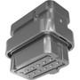 Genie Lift Part # 1287651GT - CONNECTOR, AMP, 12 WAY, YELLOW, EA