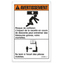 Genie Lift Part # 237382FRGT - DECAL,WARNING, COLLISION HAZAR, EA