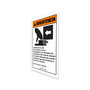 Genie Lift Part # 28178SPGT - DECAL,WARN,SHEAR TURNTABLE, EA