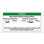 Genie Lift Part # 78028GRGT - DECAL,NOTICE,MAXCAP,3246 AU/CE, EA
