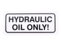 JLG Part # 70044366 | DECAL,HYDRAULIC OIL ONLY, EA