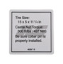 JLG Part # 46287 | GN-LABEL-TIRE SPEC, EA