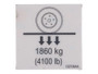 JLG Part # 70043166 | DECAL,WHEEL LOAD, EA