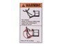 JLG Part # 70040819 | WARN NO STEP, EA