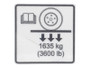 JLG Part # 138123 | SJ-DECAL, WHEEL LOAD, EA